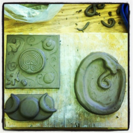 new tiles clay