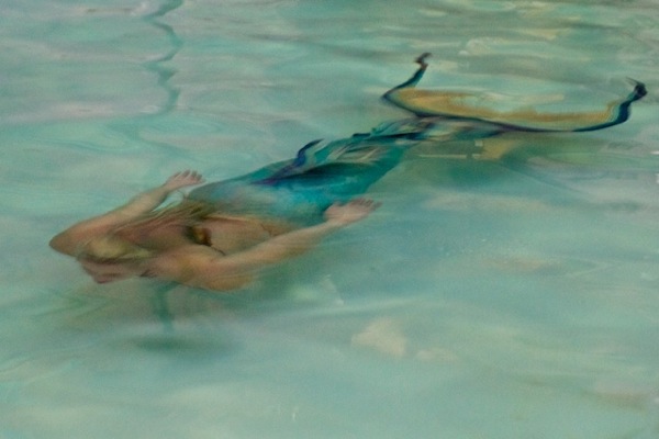 Mermaid in the pool!