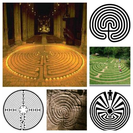 Labyrinth collage